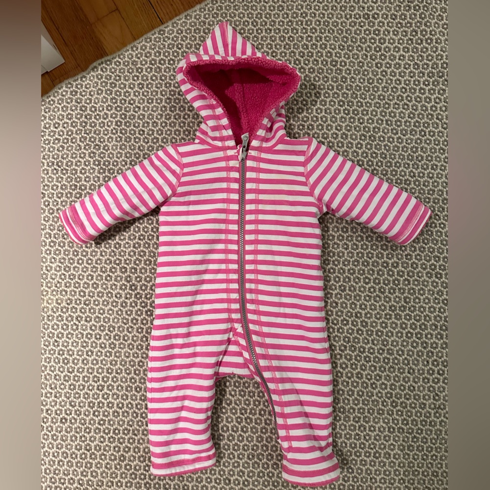 Hanna Andersson fleece lined romper